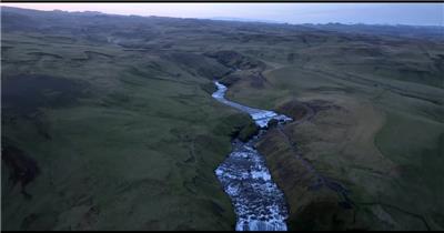 航拍冰岛自然风光