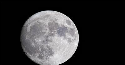 超清晰超大超级月亮月球延时