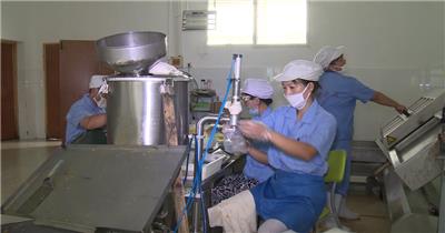 企业食品加工生产实拍高清视频