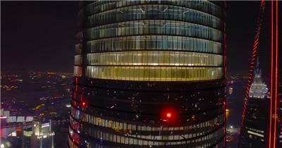 航拍上海陆家嘴