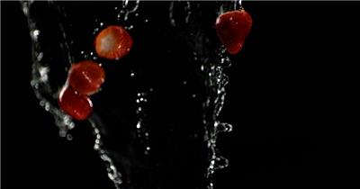 蔬菜 水果 草莓 水流 水