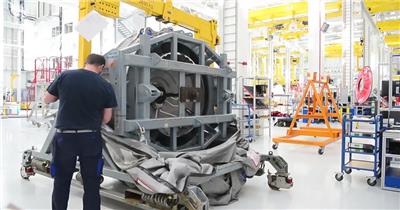 航空发动机生产制造组装线航空工业科技工厂