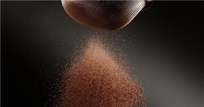 板栗牛奶巧克力饮料糕点实拍视频素材