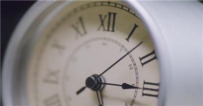 各种时钟的走动秒针动一格慢镜头写意视频素材