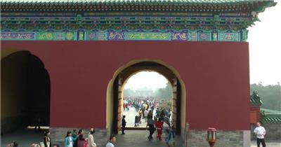 北京 天坛 景点 旅游 风光 古建筑 游客
