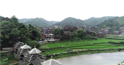 诗情画意少数民族建筑风雨桥