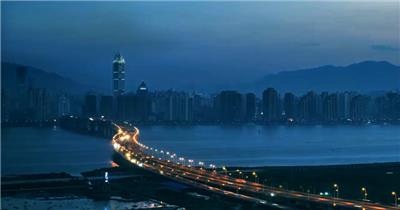 浙江温州城市宣传延时视频素材