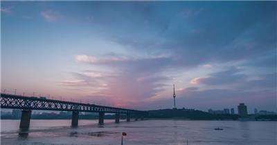 武汉之夜拍摄延时素材集