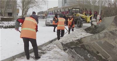 城市除雪扫雪铲雪