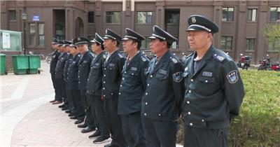保安开会小区保安晨会训话保安管理安保