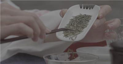 茶叶 绿茶 特写 绿茶加工 成品  茶艺