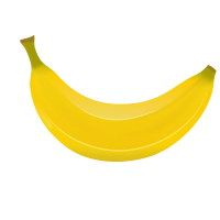 水果、坚果-香蕉形象