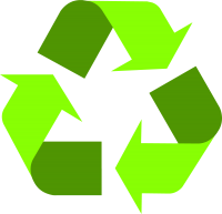 徽标-回收绿色图标