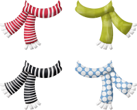 衣服、鞋子-围巾