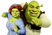 英雄，演员-Shrek和菲奥娜