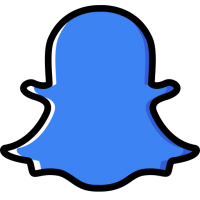 徽标-Snapchat徽标