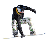 运动-滑雪板人形象
