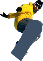 男子跳板滑雪图片