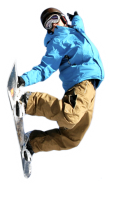 运动-滑雪板上的人图片