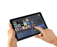 电子学-手持平板电脑图片