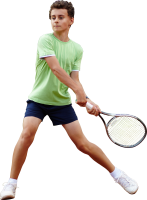 运动-网球运动员男孩形象