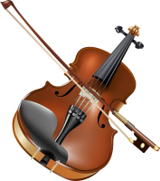 物体-小提琴和弓
